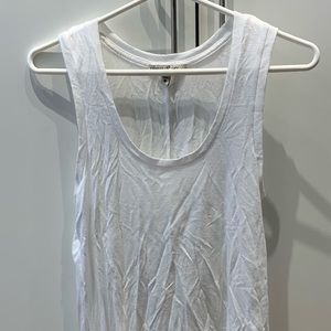Flowy white tank top
